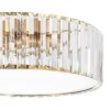 Plafon szklany złoty okrągły 40cm glamour designerski elegancki nowoczesny ST-D8801C-R40-MAGIA Step Into Design
